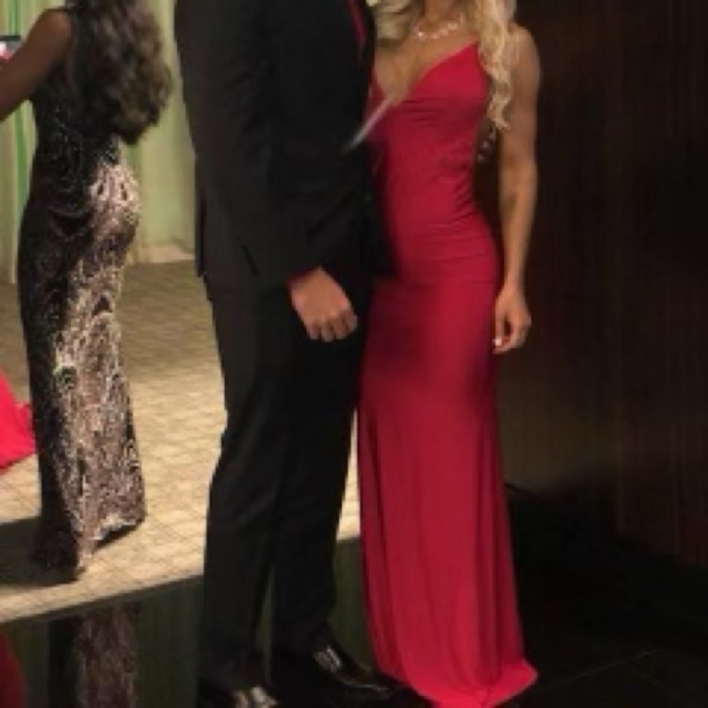 Moda Glam backless dress